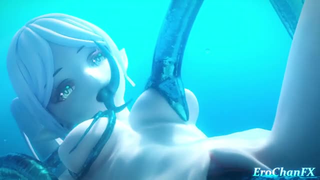Frieren underwater tentacle hentai