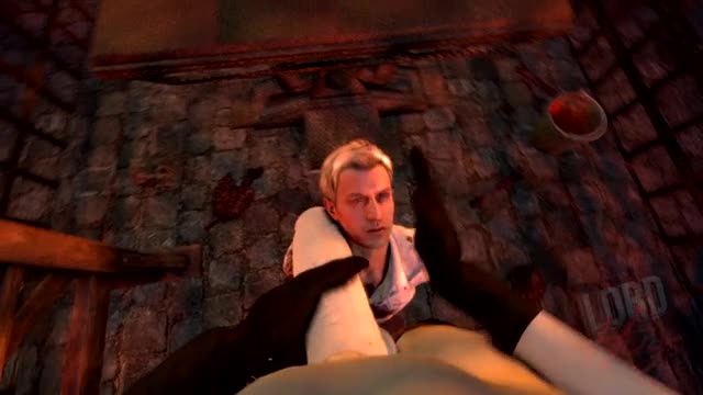 Futa Lady Dimitrescu fucks Ethan Winters