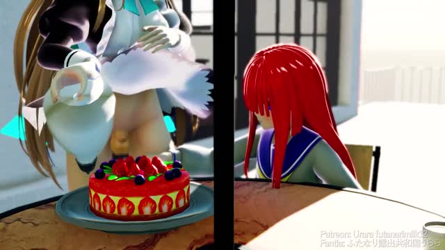 Futanari Girl Spoils Special Cake