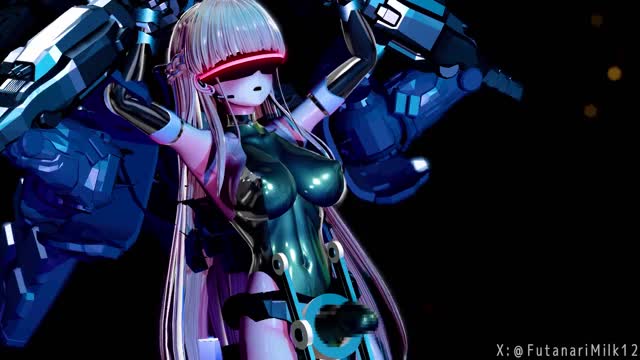 Futanari agent #03(Experiences her first blowjob in a VR space)