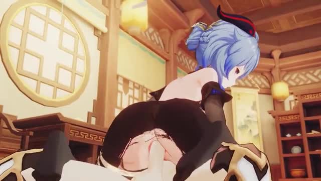 Ganyu riding [Aline_EN]