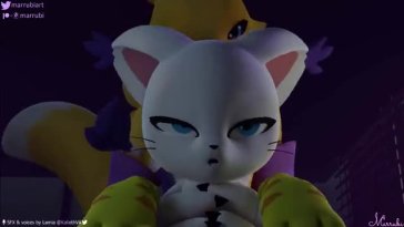 Gatomon sneak on Renamon master P2 [Marrubi]