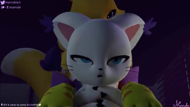 Gatomon sneak on Renamon master P2 [Marrubi]
