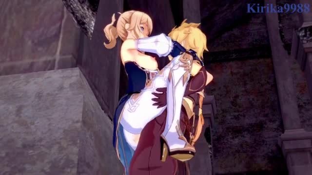 Genshin Impact – Jean Gunnhildr and Aether have sex in a deserted old castle