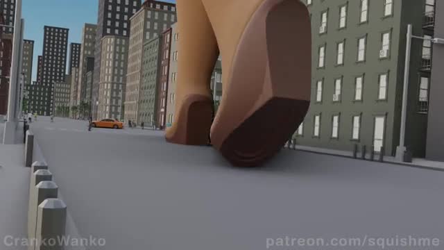 Giantess Pacifica City Walk (Rear) [CrankoWanko]