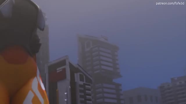 Giantess Tracer in City [Animation]