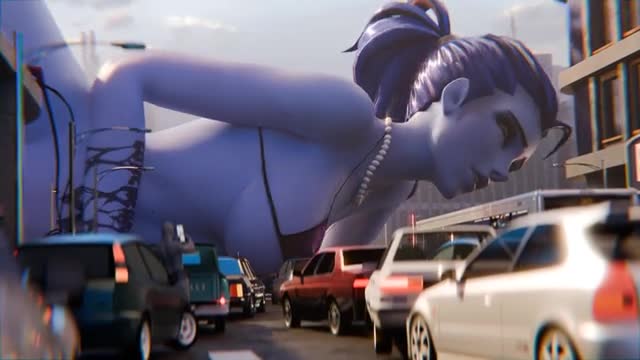 Giantess Widowmaker Traffic Jam Fuck [GigaEnjoyer]