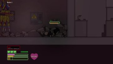 Goth girl violently sodomized by animatronics ("captive" game – edited version with
