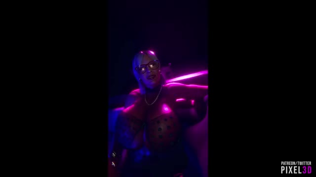 Granny Is In The Club [Pixel3D][4K]