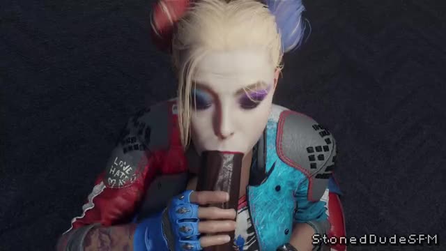 Harley Quinn Blowjob Scene [Stoneddude]