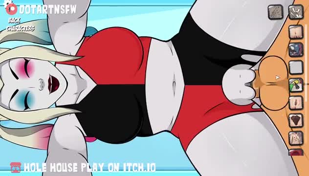 Harley Quinn DoggyStyle Dripping Creampie – Hole House