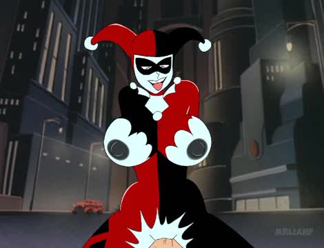 Harley Quinn rides a big dick