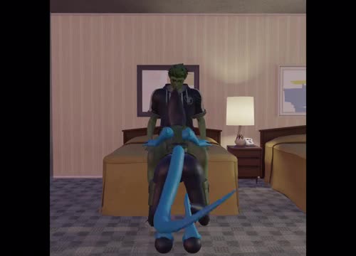 Hellen Wheels speed blowjob on Beast Boy