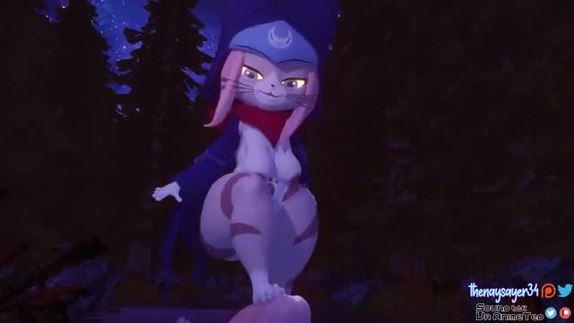 Hunting night with tsukino