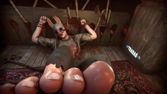 Huntress Footjob [Masked][Trahao]