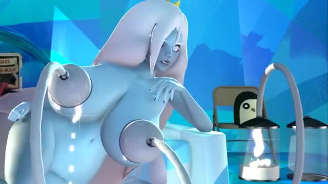 Ice Queen — Lactating Breast Expansion