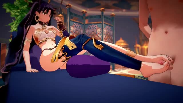 Ishtar Side Footjob [Bazett]