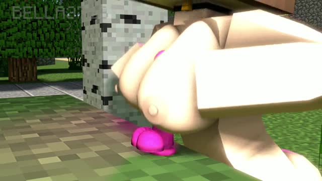 Jenny Doing a TITSJOB to a Dildo [Bigginer animation]