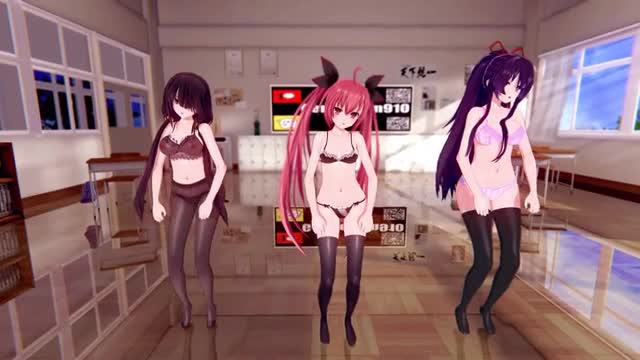 [KKS/MMD] [Expectation] Kurumi Tokisaki, Kotori Itsuka, Tohka Yatogami [Date A Live]