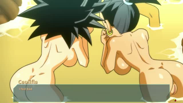 Kame Paradise 3 Multverse Kale and Caulifa sex scane