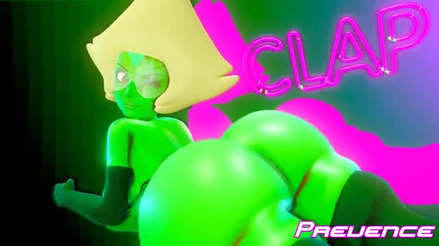 Lapis and Peridot ass clapping
