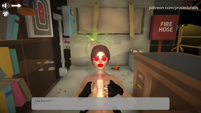 Lara Croft Titjob scene