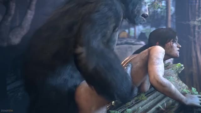Lara vs gorila
