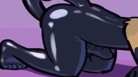 Latex creature fucks squirrel