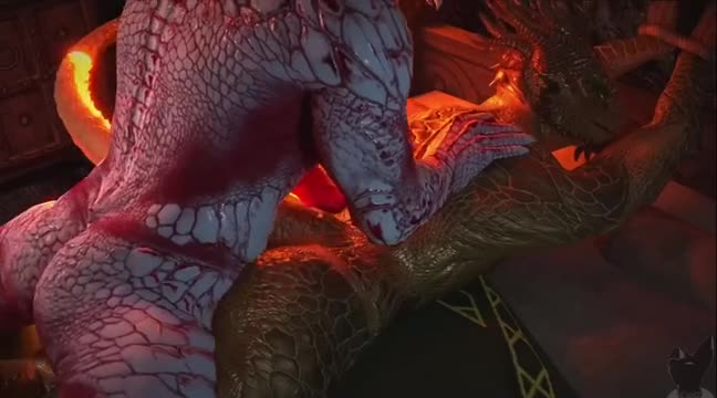 Lizard bareback [Twitchyanimation]
