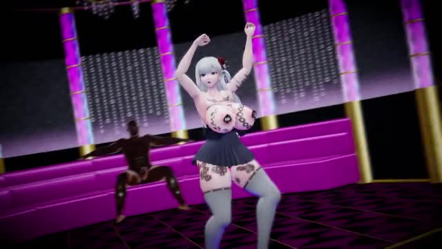 【MMD Azur Lane】IJN Shokaku Gokurakujodo BBC.Ver【AnalFuck&BBC】