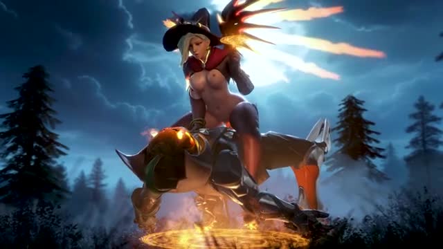 Mercy X Reaper Halloween Riding (ToastedMW)