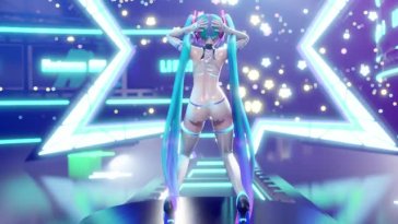 Miku loves to shake her booty!