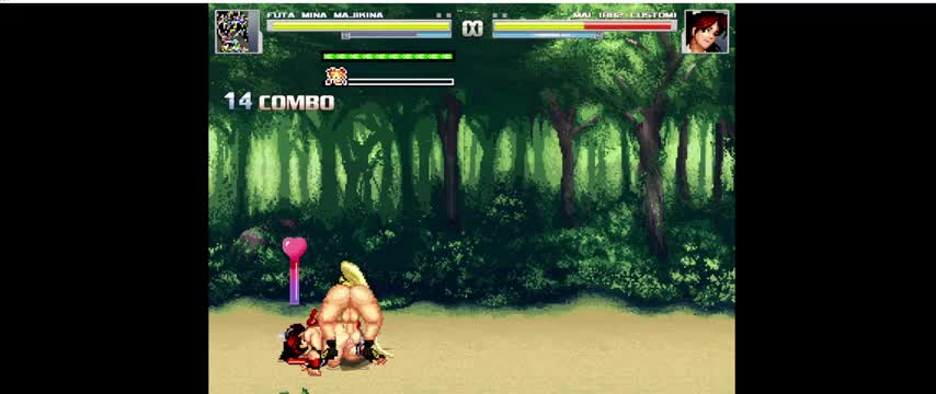 Mine breaks mai’s ass in the middle of the jungle