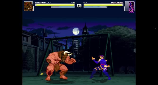 Minotaur VS psylocke