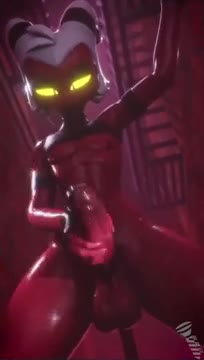 Moxxie Jerking His Big Red Cock [ScrewingwithSFM]