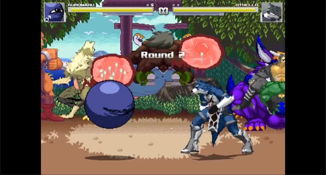 Mugen sex fight Kuramaru VS. Othello