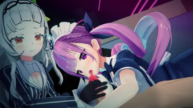 Murasaki Shion and Minato Aqua_Hololive [Robin00]