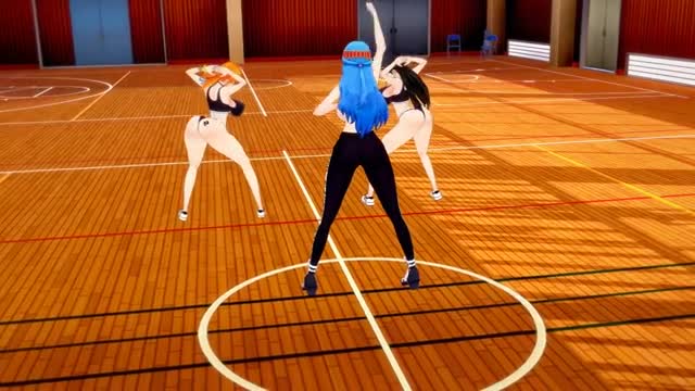 Namilovesbbc – One Piece Vivi (feat. Nami and Robin) Conqueror MMD (Blacked)
