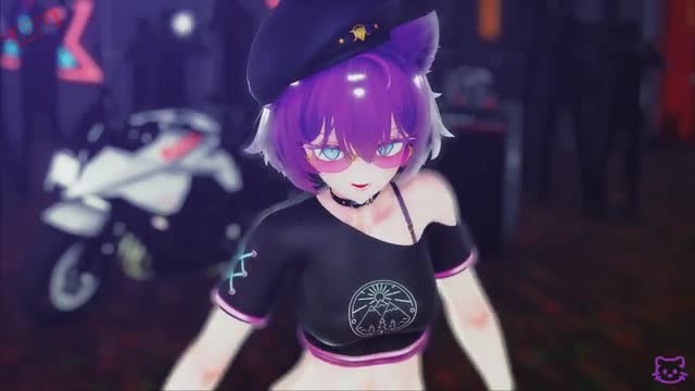 Naughty catgirl Nanaharu enjoys some exposure