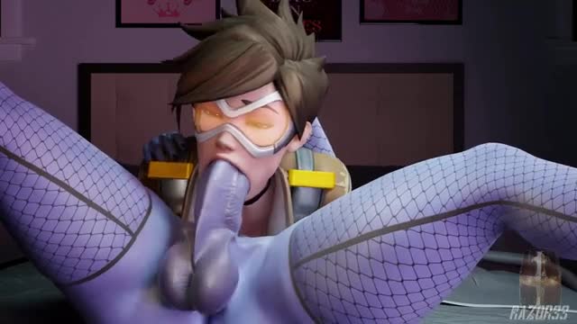Overwatch Animation #2 Tracer x Widowmaker Futa