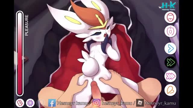 Pokemon Game ( Cinderace ) vaginal