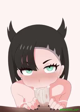 Pokemon Marnie deepthroat 2 [enderg]