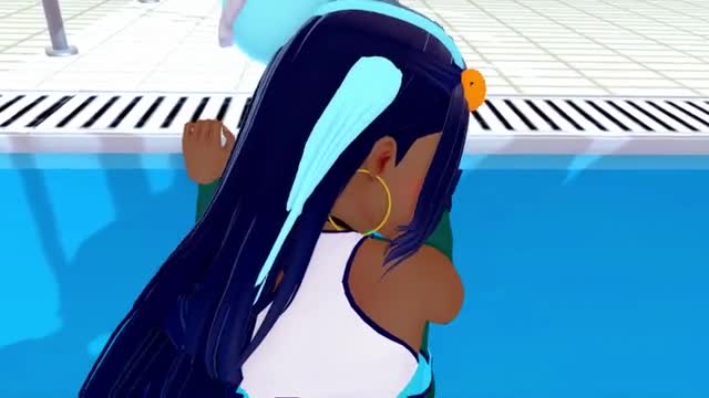 Pokemon – Nessa Inside Pool