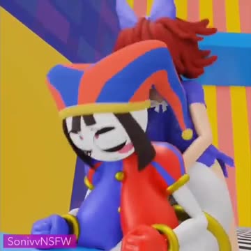 Pomni and Ragatha going at it, with voices