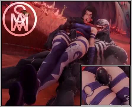 Psylocke X Venom Thighjob