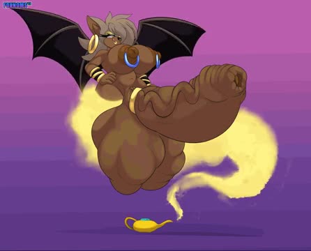 Rouge vored by Genie’s Dick [foxynoms]