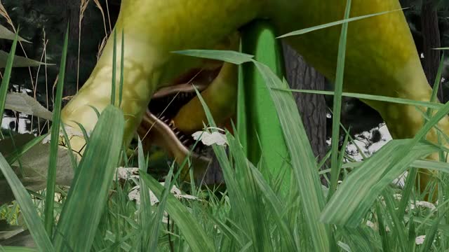 SPORE croc riding dildo