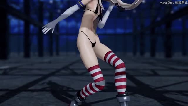 Shimakaze & Amatsukaze – GLIDE [MMD R18] Butadon