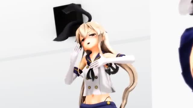 Shimakaze & Amatsukaze – Love me if you can [MMD R15] nitinino