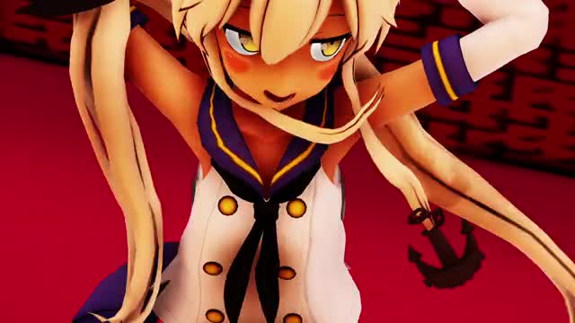 Shimakaze – Bass Knight [MMD R15] Maro-chan